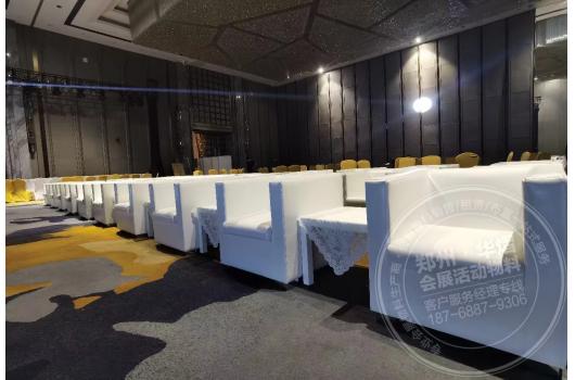 郑州郑州会议白色沙发租赁白色方形沙发出租